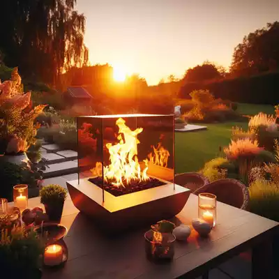 Cuánto cuesta instalar una chimenea de bioetanol en el jardín