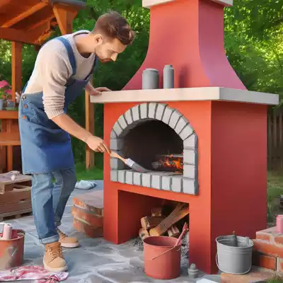 Cómo pintar mi barbacoa de obra