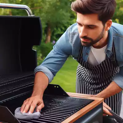 Limpiar la parrilla de hierro