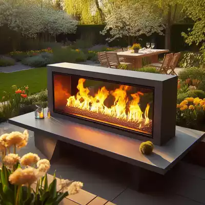 Cuánto cuesta instalar una chimenea de bioetanol en el jardín