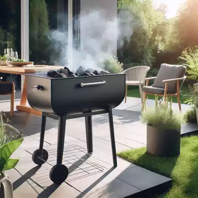barbacoa de carbón portátiles