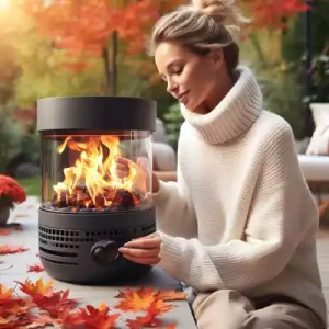 Lee más sobre el artículo Cómo encender y apagar una chimenea de bioetanol en el jardín