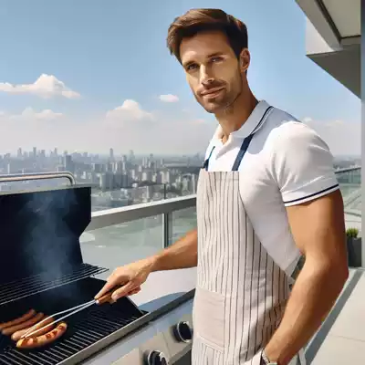 ¿Puedo usar una barbacoa de gas en el balcón?