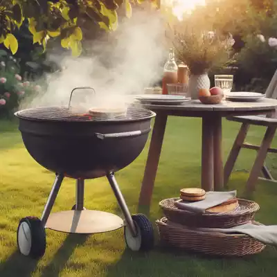 barbacoa de carbón