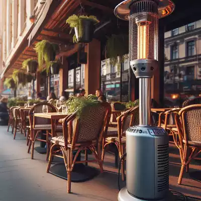 estufas para exteriores de bares en terrazas