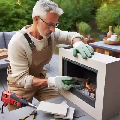 Mantenimiento de chimeneas de bioetanol al aire libre