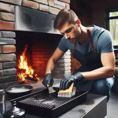Cómo limpiar una barbacoa de obra: parrilla