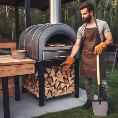 Qué productos necesito para mi horno de leña exterior