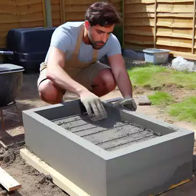 Cómo hacer una barbacoa de obra: base