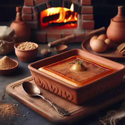 asador tradicional para postre