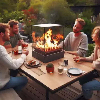 Ideas para disfrutar de chimeneas de bioetanol en tu patio