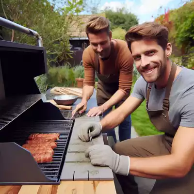 construcción de una barbacoa de obra: parrilla