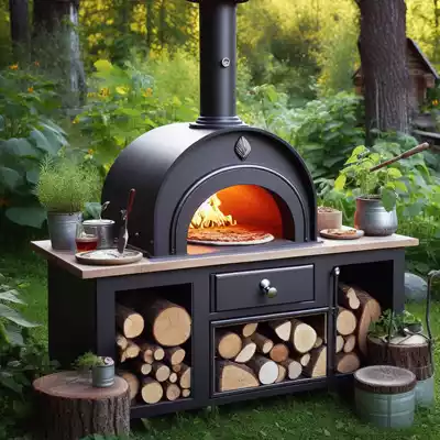 hornos para pizzas de leña exterior