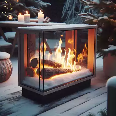 Chimeneas de bioetanol en exteriores: ahorro energético