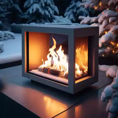 Chimeneas de bioetanol en exteriores: ahorro energético