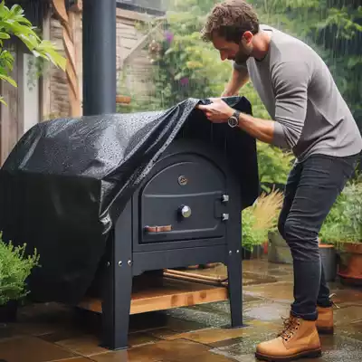 Cómo mantener un horno de leña exterior: protección de fundas contra la intemperie