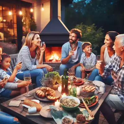 Chimeneas de Exterior y Entretenimiento al Aire Libre con Familiares y Amigos