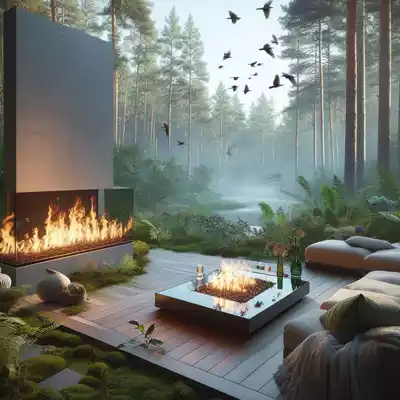 Chimeneas de bioetanol en exteriores: soluciones ecológicas