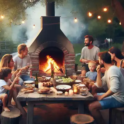 Chimeneas de exterior y entretenimiento al aire libre