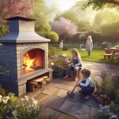 Chimeneas de exterior y seguridad en la infancia