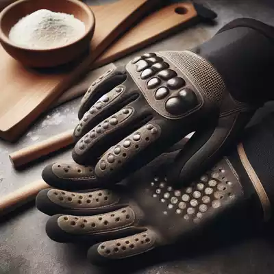 guante para hornos de leñas