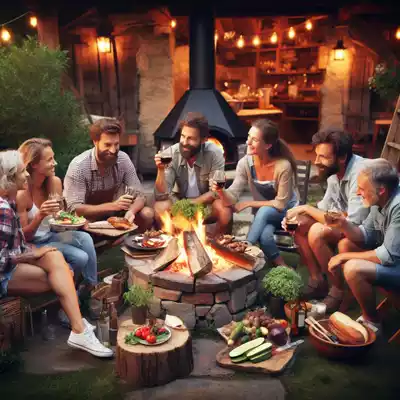 Chimeneas de Exterior y Entretenimiento al Aire Libre con Familiares y Amigos