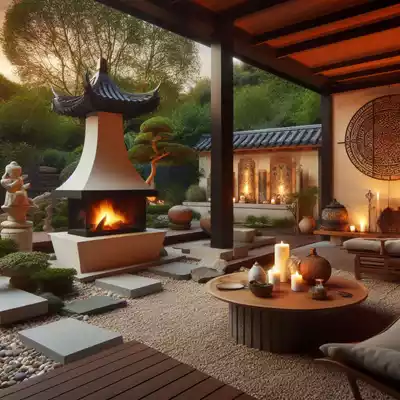 Chimeneas de exterior y el Feng Shui