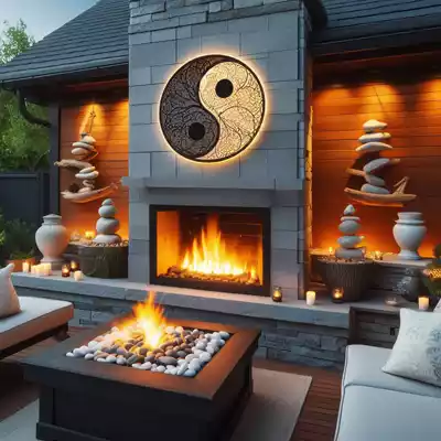 Chimeneas de exterior y el Feng Shui