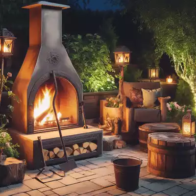 Cómo elegir accesorios para tu chimenea de exterior