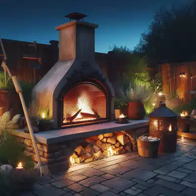 Cómo elegir accesorios para tu chimenea de exterior