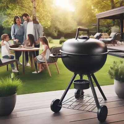 barbacoa portátil en jardines y terazas privadas