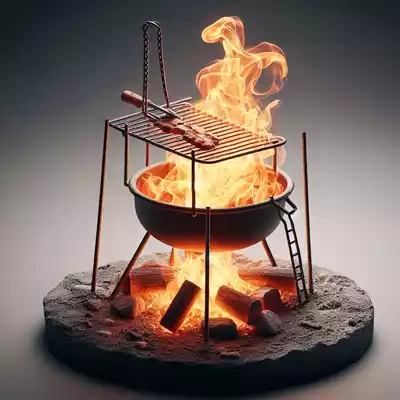 barbacoa colgante