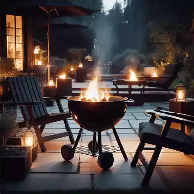 Ideas de decoración para zonas de barbacoas en el jardín