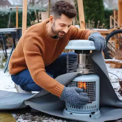 Cómo proteger estufas de exterior del clima