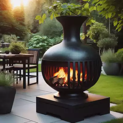 Chimeneas modernas para exterior