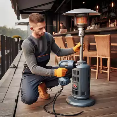 Cómo instalar una estufa de terraza