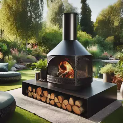 Chimeneas de leña de exterior