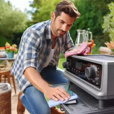 Cómo limpiar una barbacoa eléctrica exterior