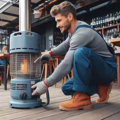 Cómo instalar una estufa de terraza