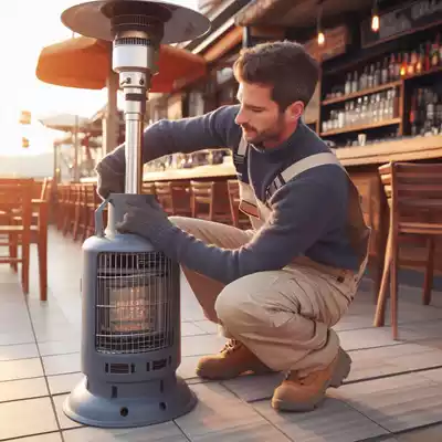 Cómo instalar una estufa de terraza
