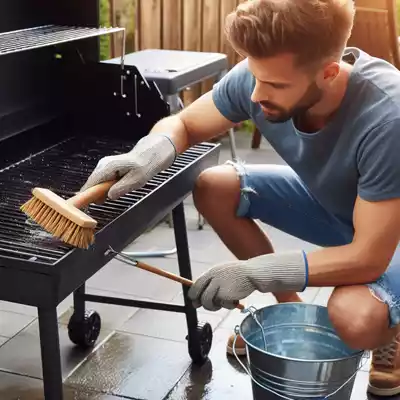 Cómo limpiar la parrilla de una barbacoa