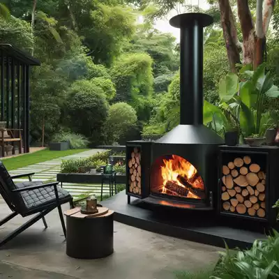 Chimeneas de leña de exterior