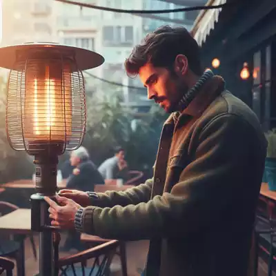como enencender una estufa de terraza de gas