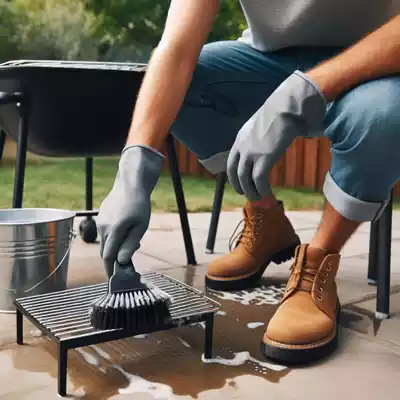 Cómo limpiar la parrilla de una barbacoa