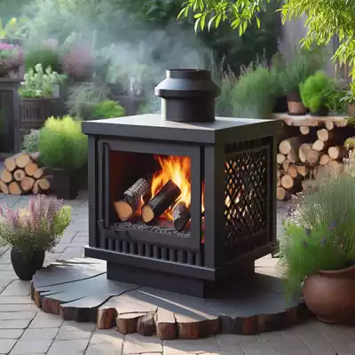 Chimenea de jardínes