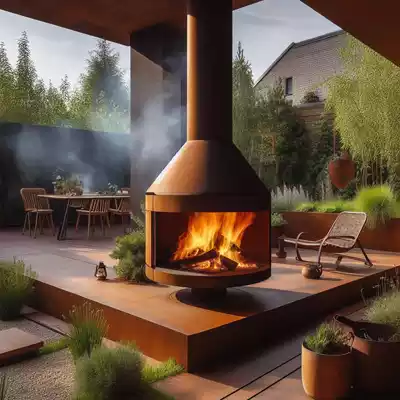 Chimenea de jardín