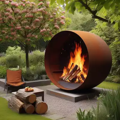 Chimenea de jardín