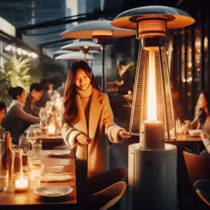 Lee más sobre el artículo Cómo decorar con estufas de terraza en bares