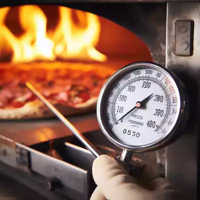termómetro para horno de leña con sonda 