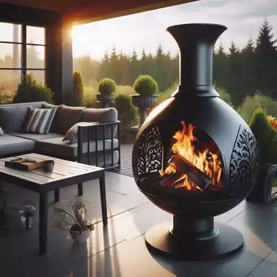 chimeneas de terraza